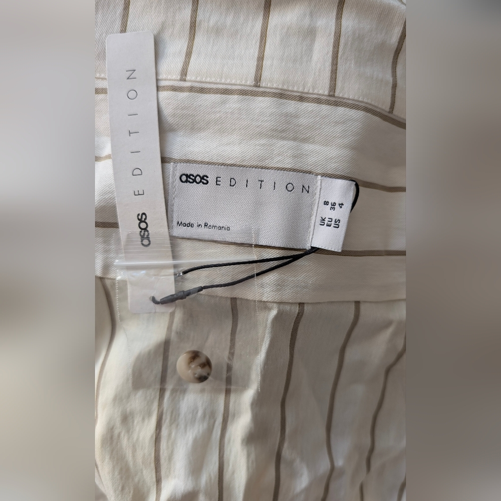 ASOS BNWT Cropped Button Down Top - Picture 5 of 6